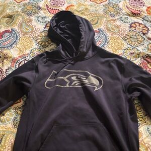 Seahawks Men's Navy Blue Hoodie